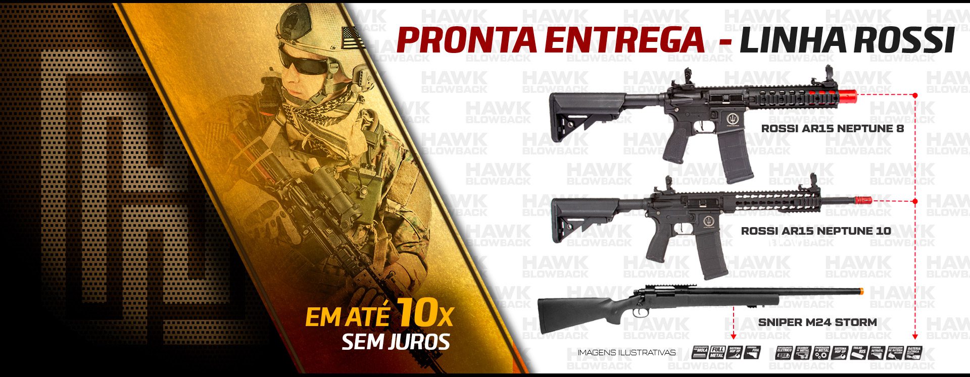 BIG FISH SHOP - Venha conferir nosso arsenal de Airsoft. Temos armas  Spring, elétricas e de Co2 de grandes marcas! @actionxairsoft  @rossiairgunsairsoft #airsoftbrasil #airsoft #bigfishairsoft