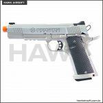 GBB KING ARMS PREDATOR TACTICAL 1911 SILVER2