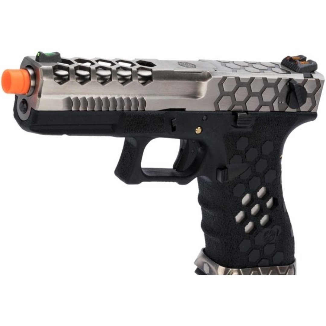 PISTOLA DE AIRSOFT ARMORER WORKS GBB GLOCK G18 HEX AWVX0200 BLACK