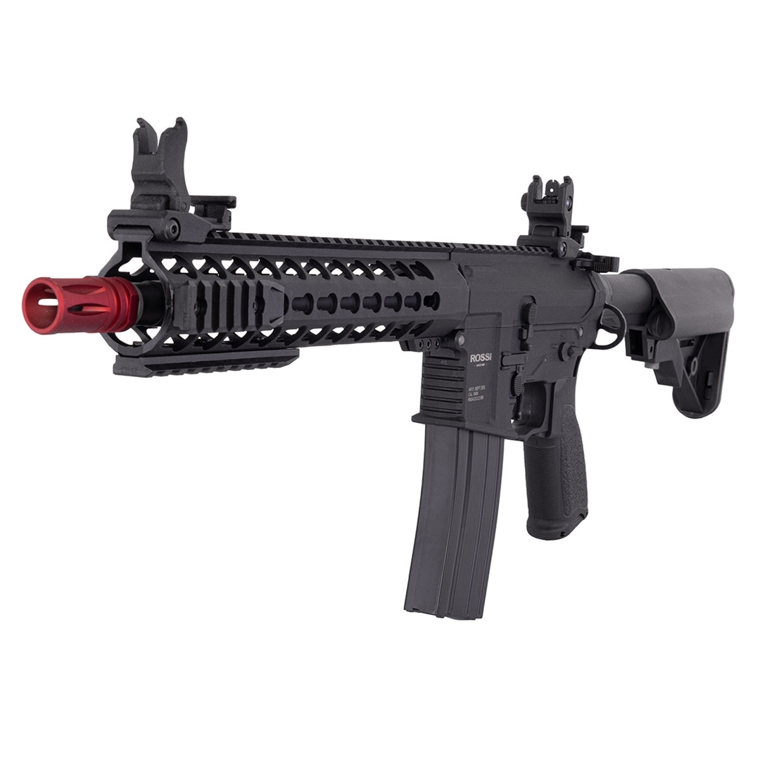 RIFLE DE AIRSOFT AEG ROSSI AR15 NEPTUNE 10 SHORT ELÉTRICO 6MM Hawk